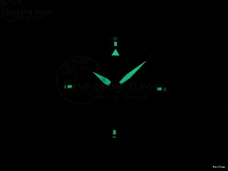 MIROTIME 0224 Soft MARK XVIII IW327001 SS FKF 1:1 Best Edition Black Dial On Black Leather Strap 7119